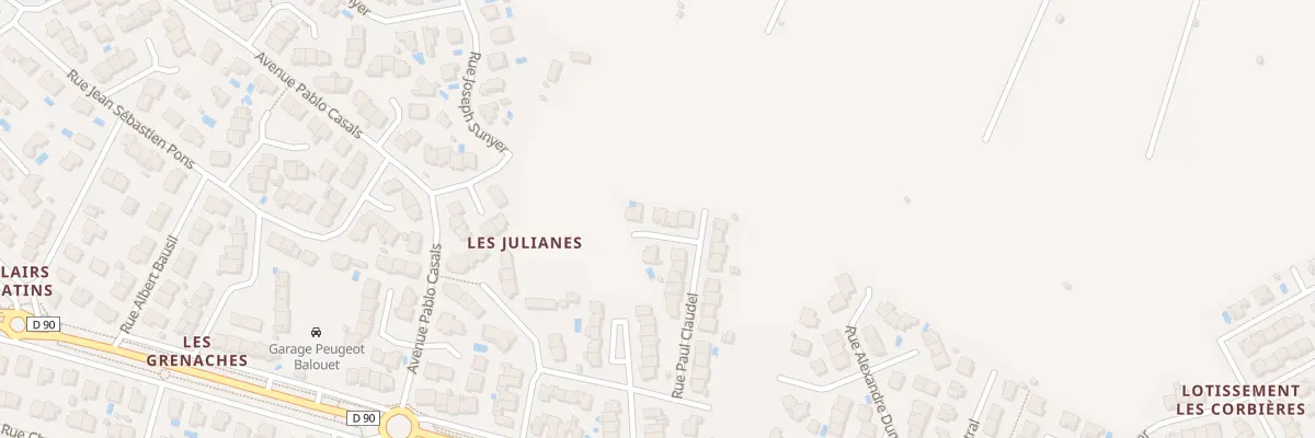 Plan du 6 Rue Jean Giraudoux à Saint-Laurent-de-la-Salanque