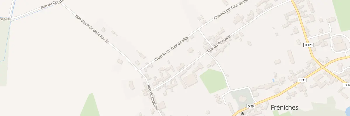 Plan du 338 Rue du Poncelet à Fréniches