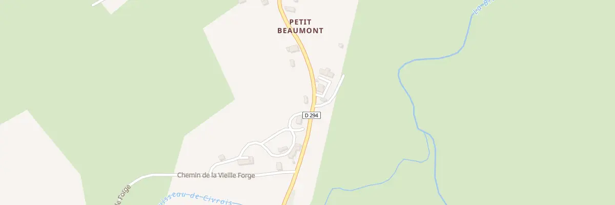 Plan du 5026 A Beaumont à Pouzy-Mésangy