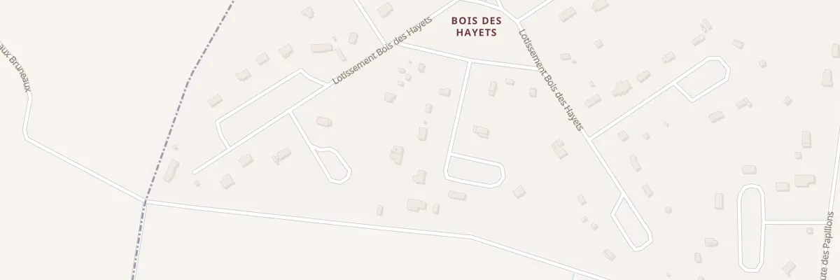 Plan du 38 Bois des Hayets à Foucherolles