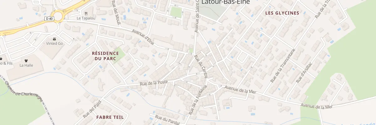 Plan du 5 Rue de la Place à Latour-Bas-Elne