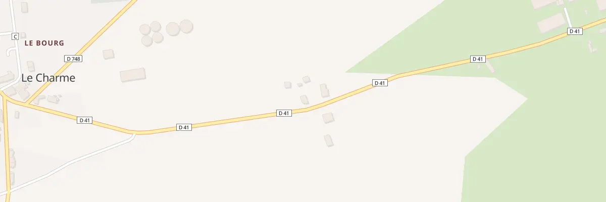 Plan du 13 Rte de Champignelles au Charme