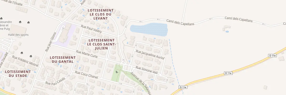 Plan du 4 Rue Camille Claudel à Torreilles