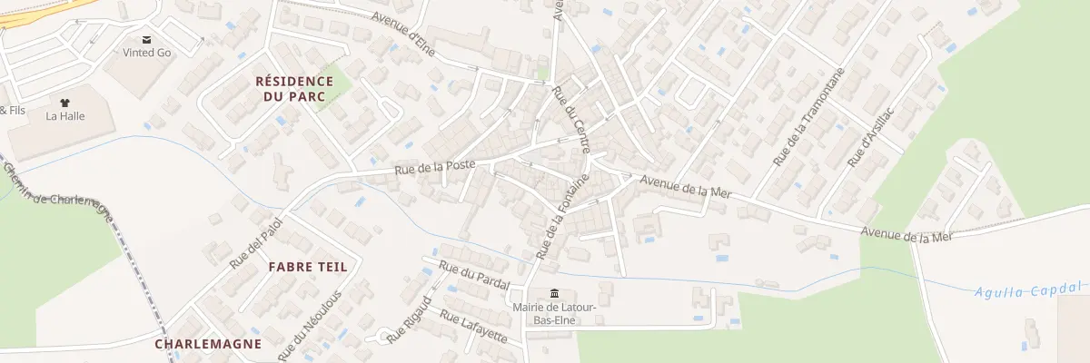 Plan du 58 Le Village à Latour-Bas-Elne