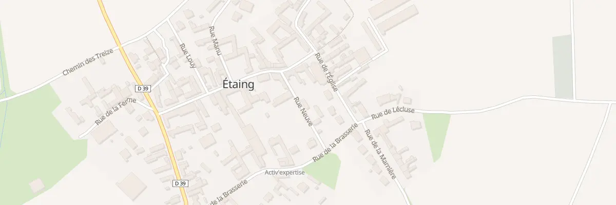 Plan du 1A Rue Neuve à Étaing