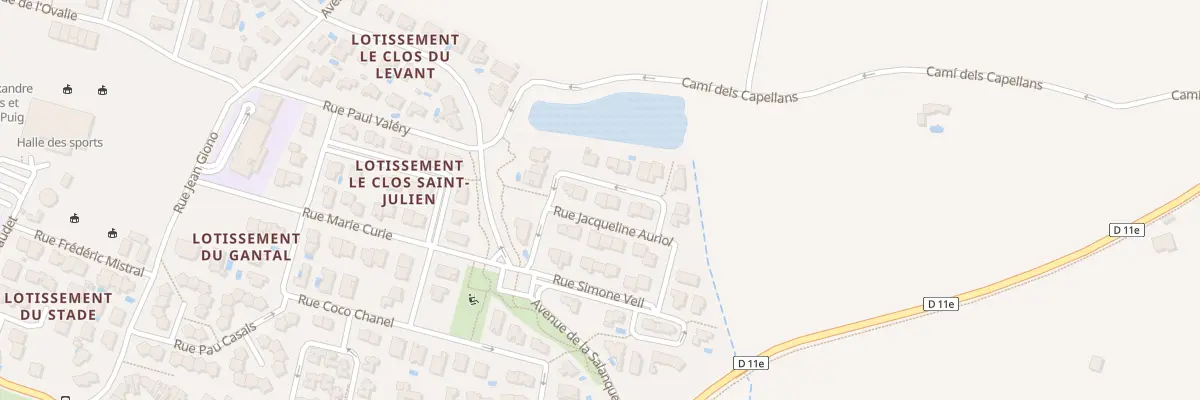 Plan du 6 Rue Camille Claudel à Torreilles