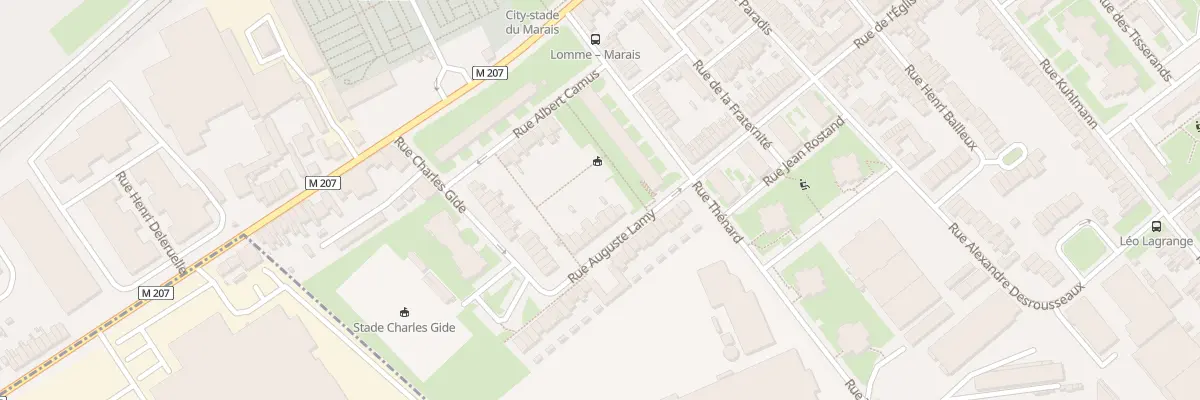 Plan du 52 Rue Auguste Lamy à Lille
