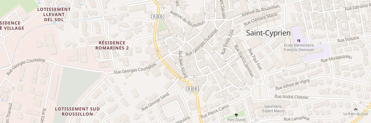 Plan du 9 Rue Jean Aicard à Saint-Cyprien