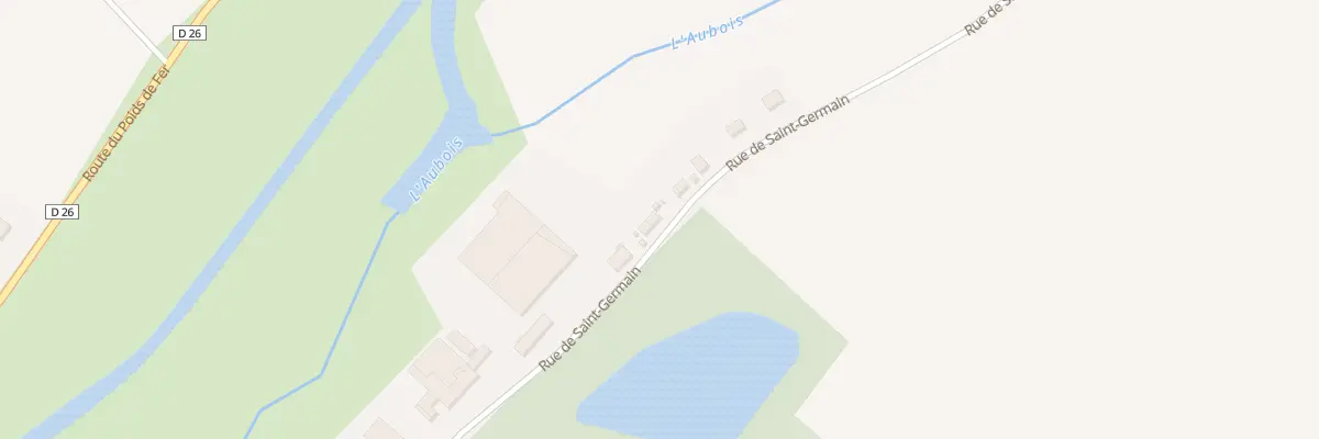 Plan du 77 Rue de Saint-Germain à Jouet-sur-l’Aubois
