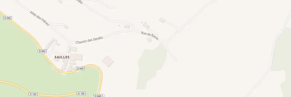 Plan du 5001 Rue de Bania Sailles à Saint-Nectaire
