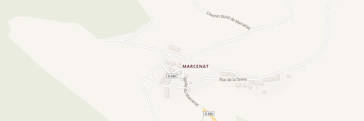 Plan du 5082 Marcenat à Valbeleix
