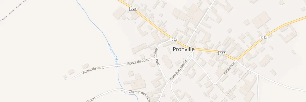Plan du 1B Rue du Pont à Pronville-en-Artois