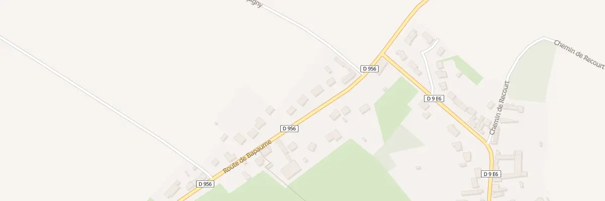 Plan du 6 Rte de Bapaume à Dury