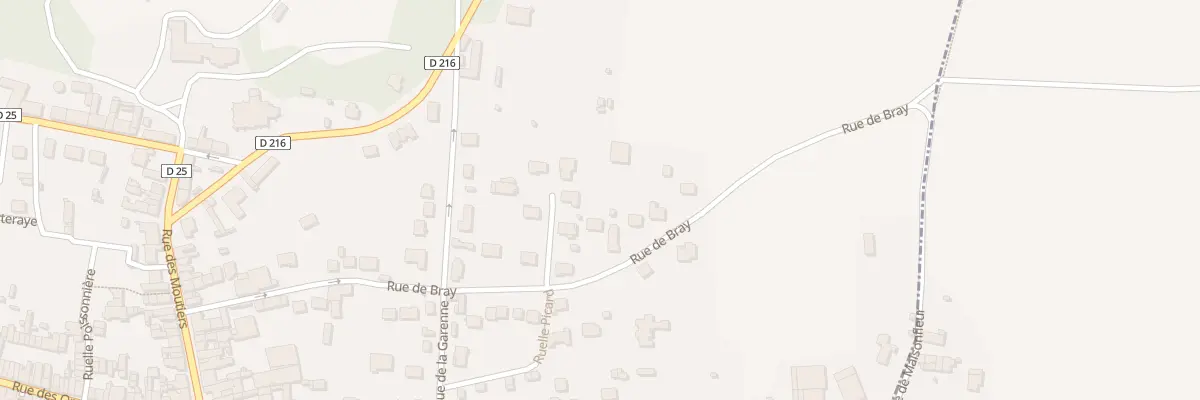 Plan du 28 Rue du Bray à Faremoutiers