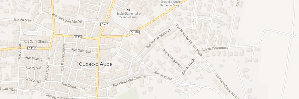 Plan du 17 Rue Marius Raynaud à Cuxac-d’Aude