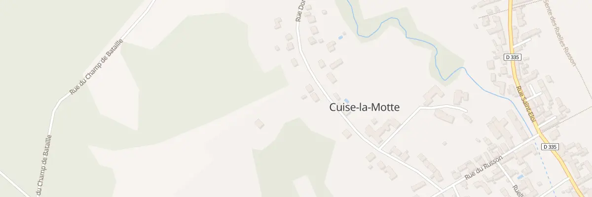 Plan du 251 Rue Domaine à Cuise-la-Motte