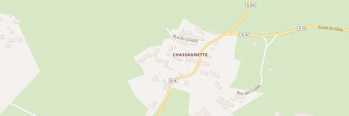 Plan du 5021 Chassagnette à Coltines