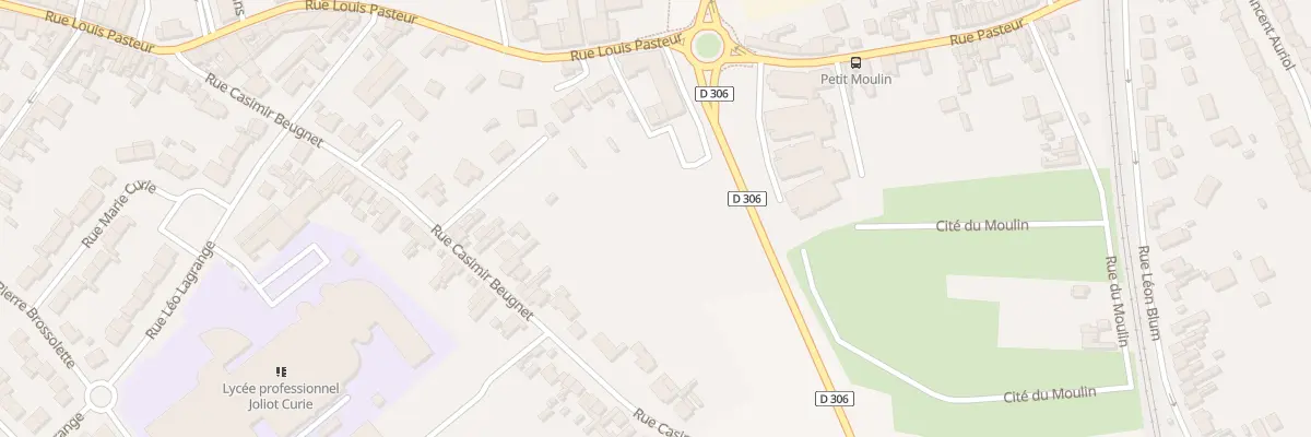Plan du 66B Rue Pasteur à Oignies