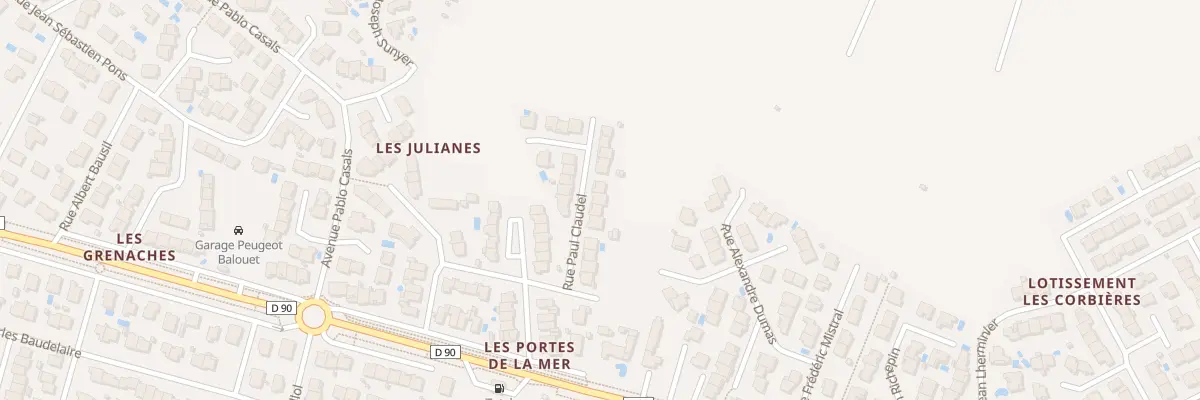 Plan du 14 Rue Paul Claudel à Saint-Laurent-de-la-Salanque