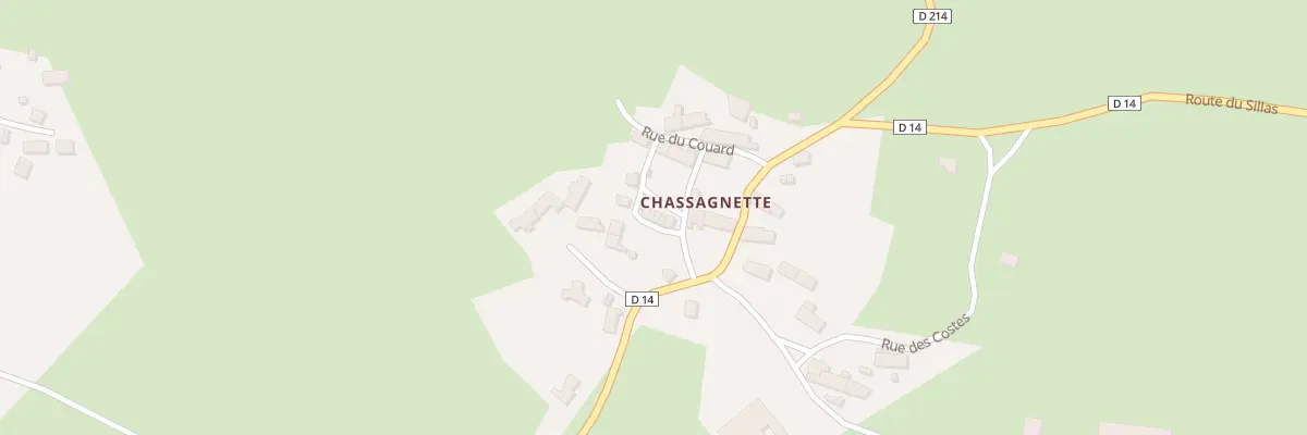 Plan du 5034 Chassagnette à Coltines