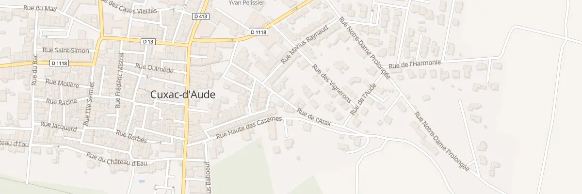 Plan du 15 Rue de l’Atax à Cuxac-d’Aude