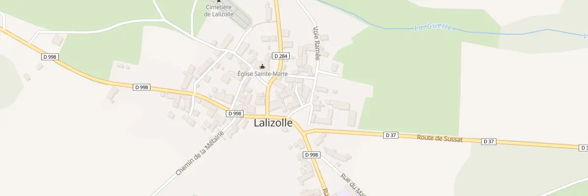 Plan du 7 Pl de la Liberté à Lalizolle
