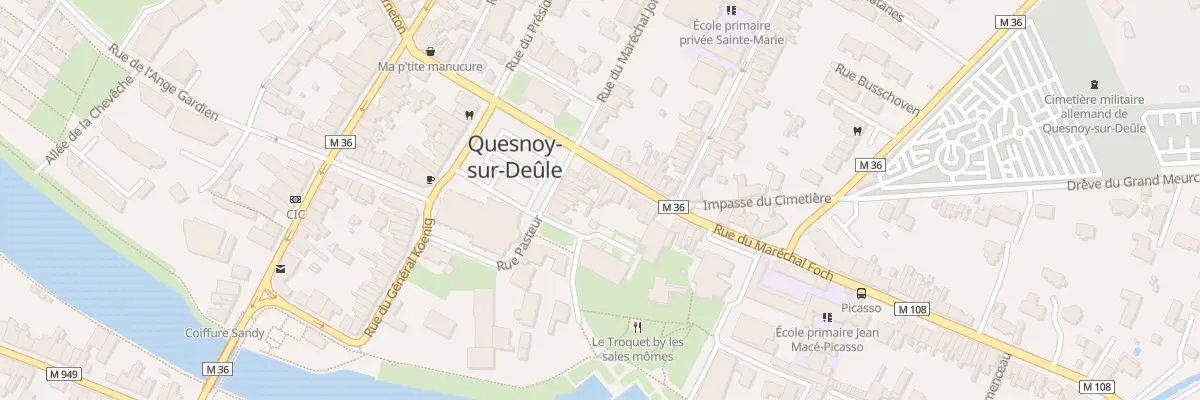 Plan du 22 Rue du Marechal Foch à Quesnoy-sur-Deûle
