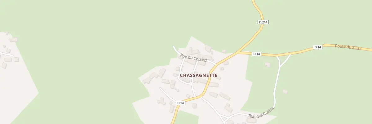 Plan du 6052 Chassagnette à Coltines