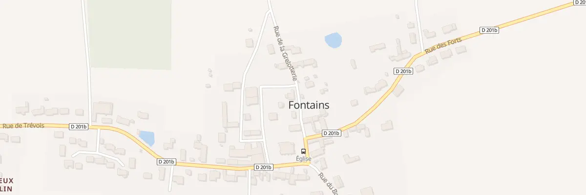 Plan du 3 Rue de la Grelotterie à Fontains