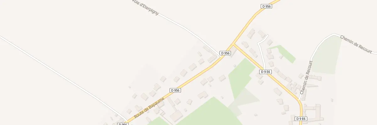 Plan du 4 Rte de Bapaume à Dury
