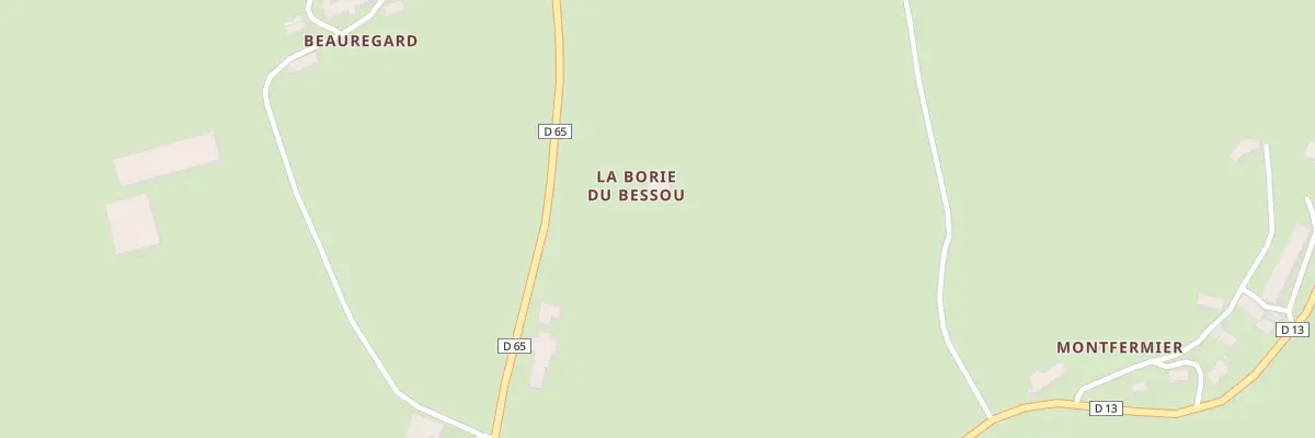 Plan du 5016 Beauregard à Saint-Urcize