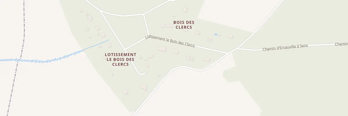 Plan du 21 Bois des Clercs à Foucherolles
