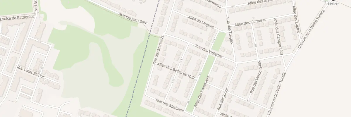 Plan du 4 All des Sauges à Courcelles-lès-Lens