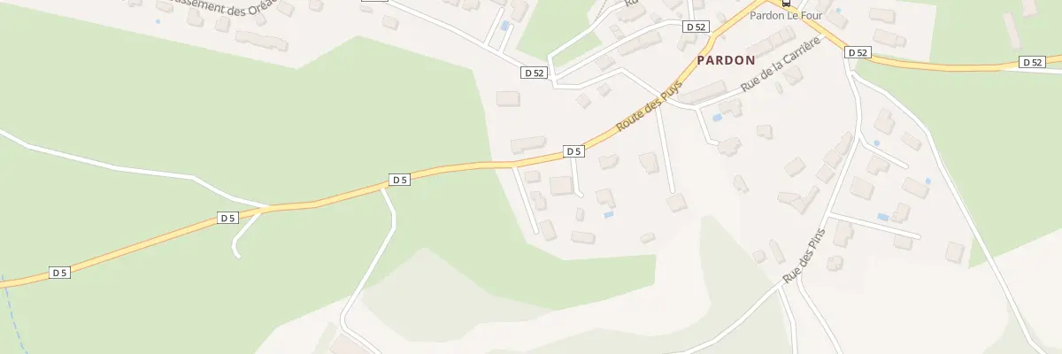 Plan du 45A Rte des Puys Vge Pardon à Saint-Genès-Champanelle