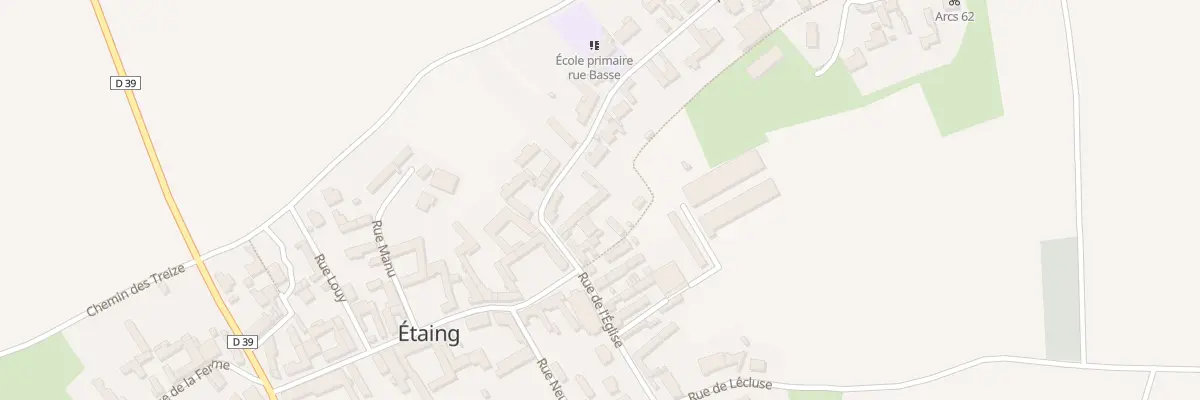 Plan du 2A Rue Basse à Étaing