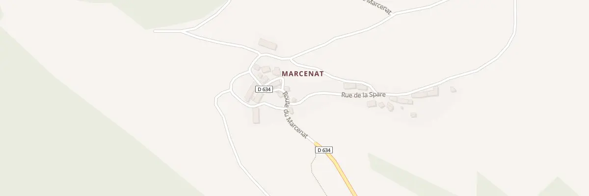Plan du 5087 Marcenat à Valbeleix