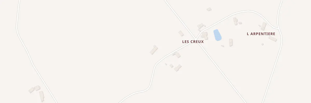 Plan du 205 Les Creux à Saint-Privé