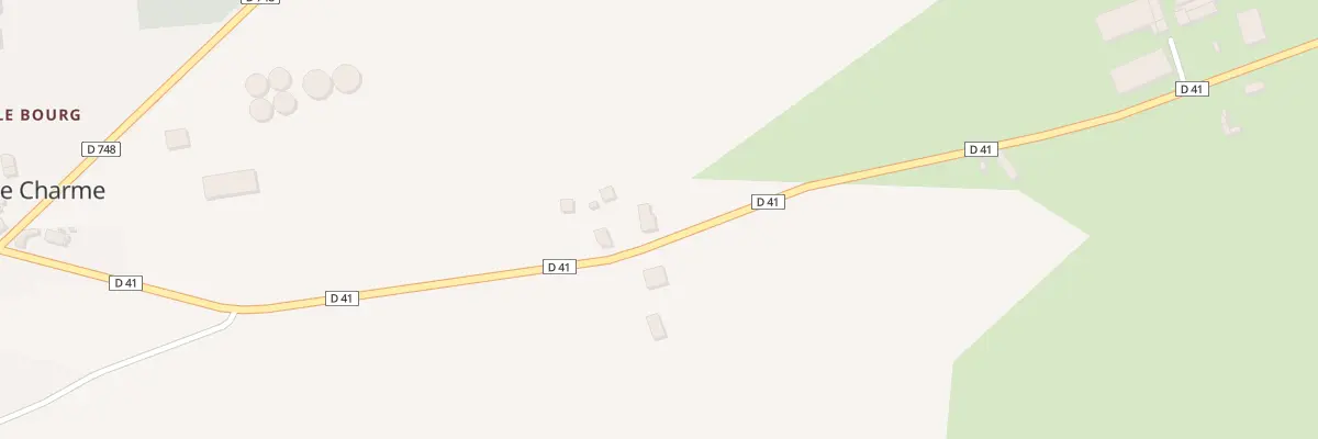 Plan du 15 Rte de Champignelles au Charme