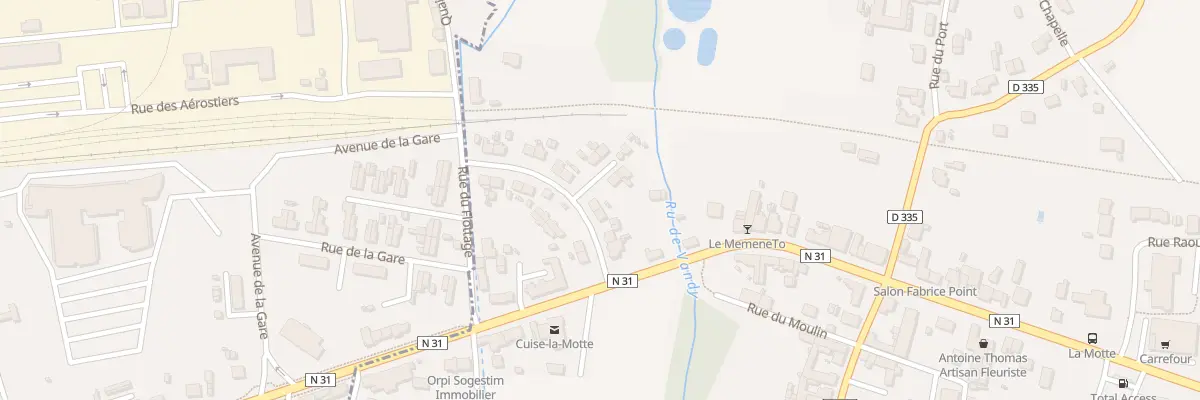 Plan du 11 Rue de la Cité Nouvelle à Cuise-la-Motte