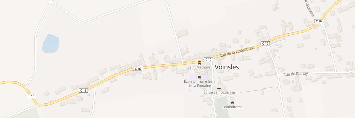 Plan du 10 Rue Saint Mathurin à Voinsles