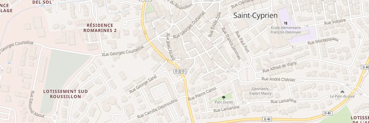 Plan du 6 Rue Vauvenargues à Saint-Cyprien