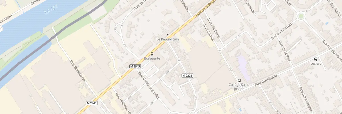 Plan du 10 Rue de Quesnoy à Comines