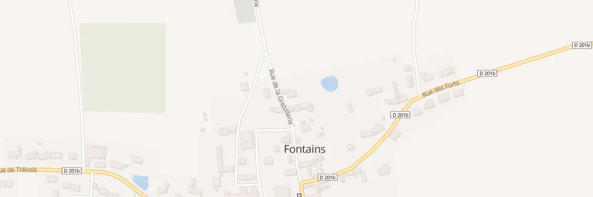 Plan du 8 Rue de la Grelotterie à Fontains