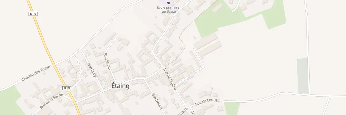 Plan du 12 Rue de l’Eglise à Étaing
