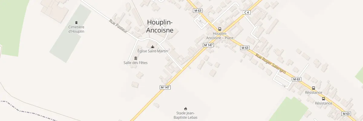 Plan du 26 Rue Jean-Baptiste Lebas à Houplin-Ancoisne