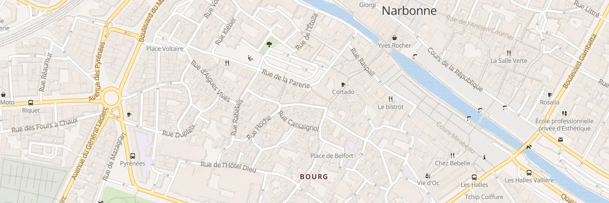 Plan du 5 Rue Ingres à Narbonne