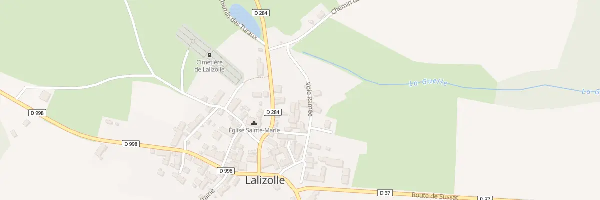 Plan du 8 Voie Ramée à Lalizolle
