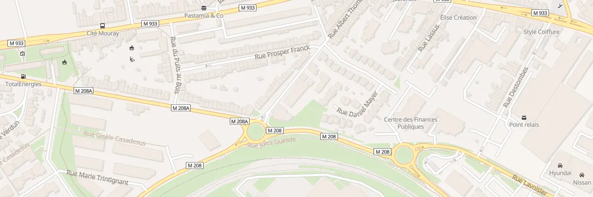 Plan du 55 Rue Albert Thomas Lomme à Lille