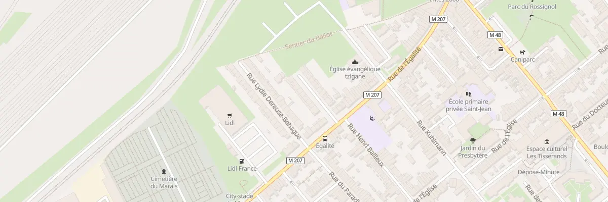 Plan du 7 Rue du Maire E Dereuse à Lille