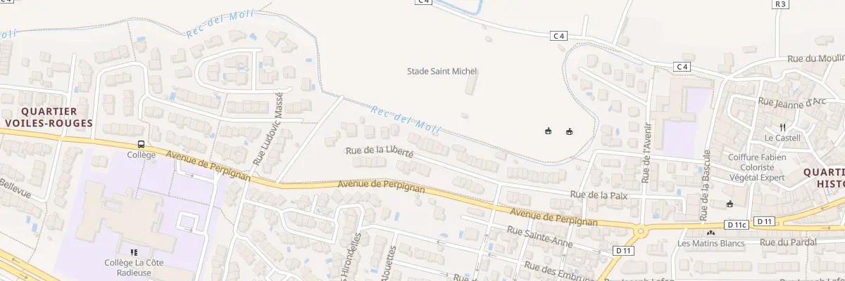 Plan du 50 Rue de la Liberté à Canet-en-Roussillon